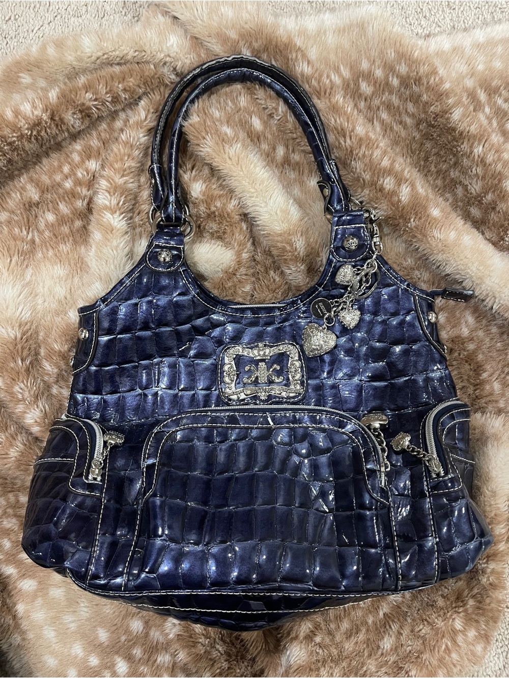 Kathy Van Zealand Tote Handbag and Keychain